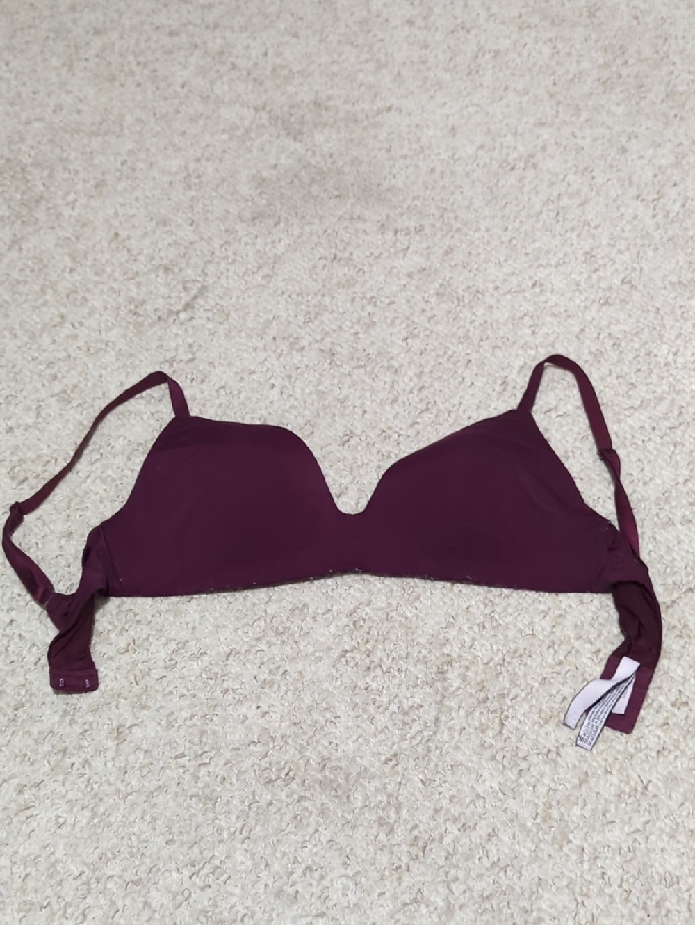 Victoria's Secret Wireless T-Shirt Bra in Plum